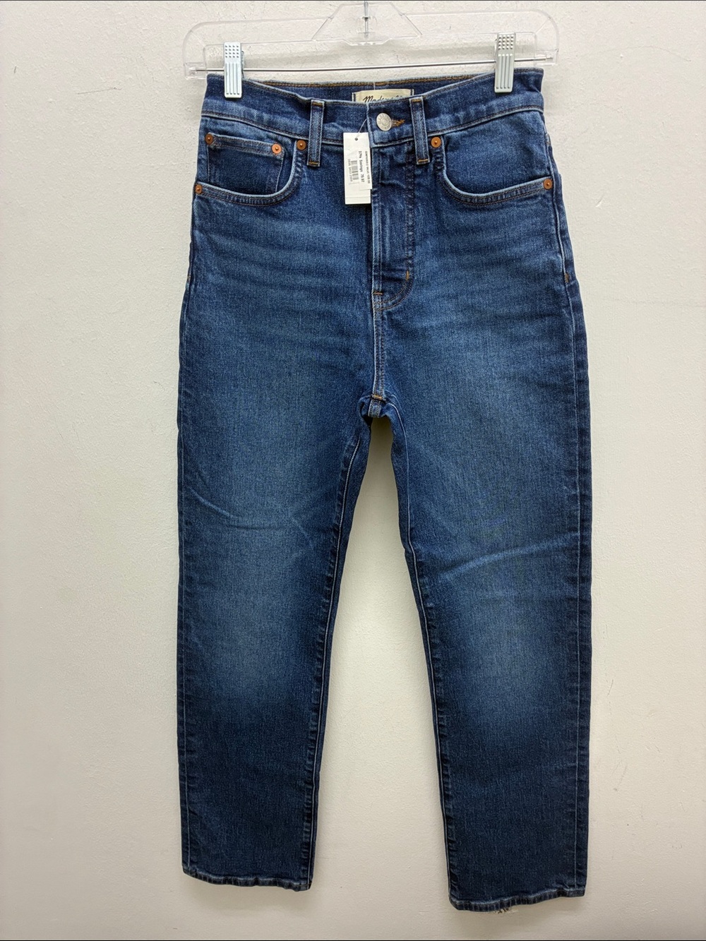 Madewell Barlow Wash Blue High-Rise Jeans